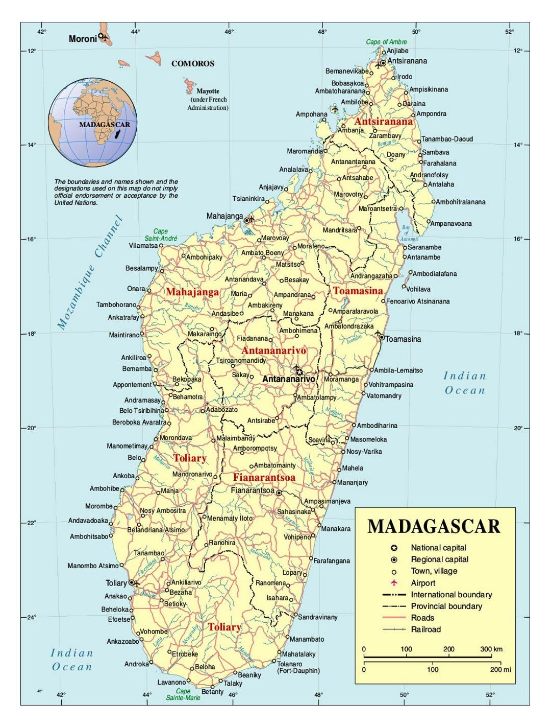 detalus planas Madagaskaras