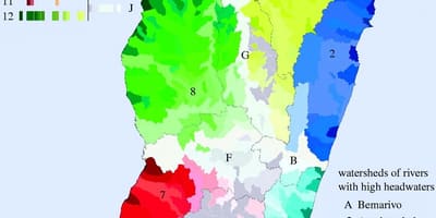 Žemėlapis Madagaskaras klimato